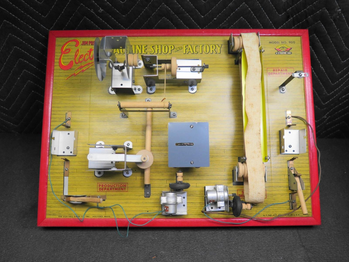 1950s Vintage Jim Prentice Electric Machine Shop and Factory Model 900 ...