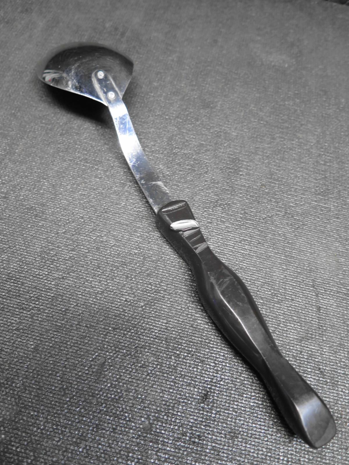 CUTCO Basting Serving Spoon 17KC Stainless Steel Classic Brown Handle 12" USA