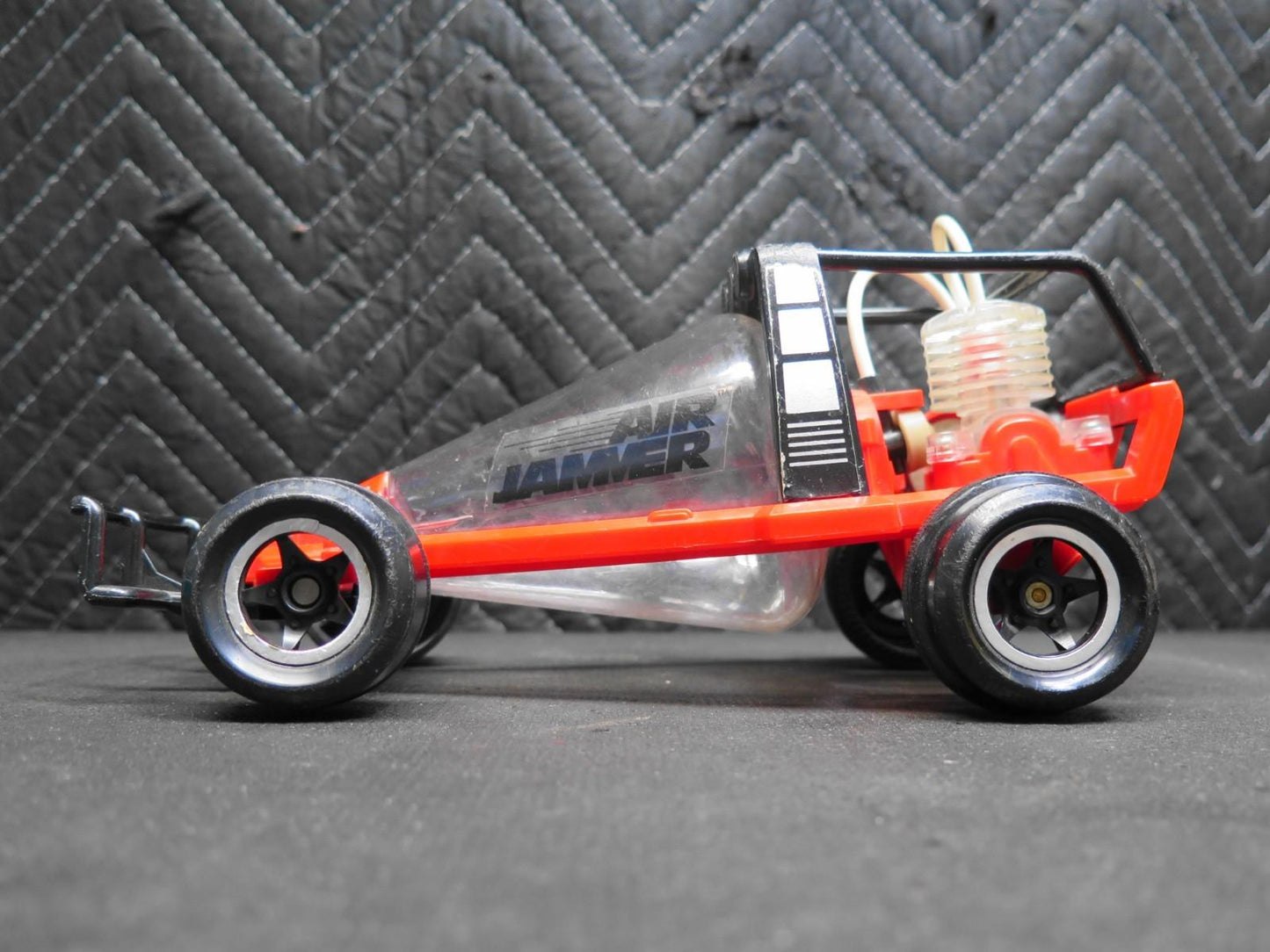 Vintage 1980 Tomy Air Jammer Rammer Dune Buggy Car - No Pump - Clear Air Tank