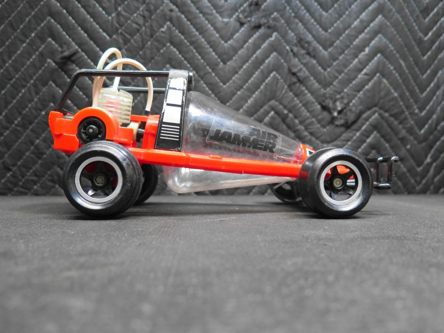 Vintage 1980 Tomy Air Jammer Rammer Dune Buggy Car - No Pump - Clear Air Tank