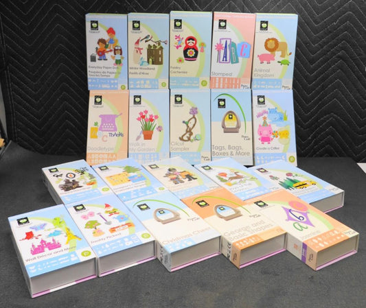 Lot of 20 Cricut Cartridge (Complete) - See Description For Titles Fonts Shapes