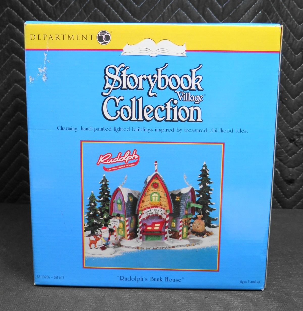 🍊 Vintage Dept 56 Storybook Village Collection Rudolph's Bunk House #13206