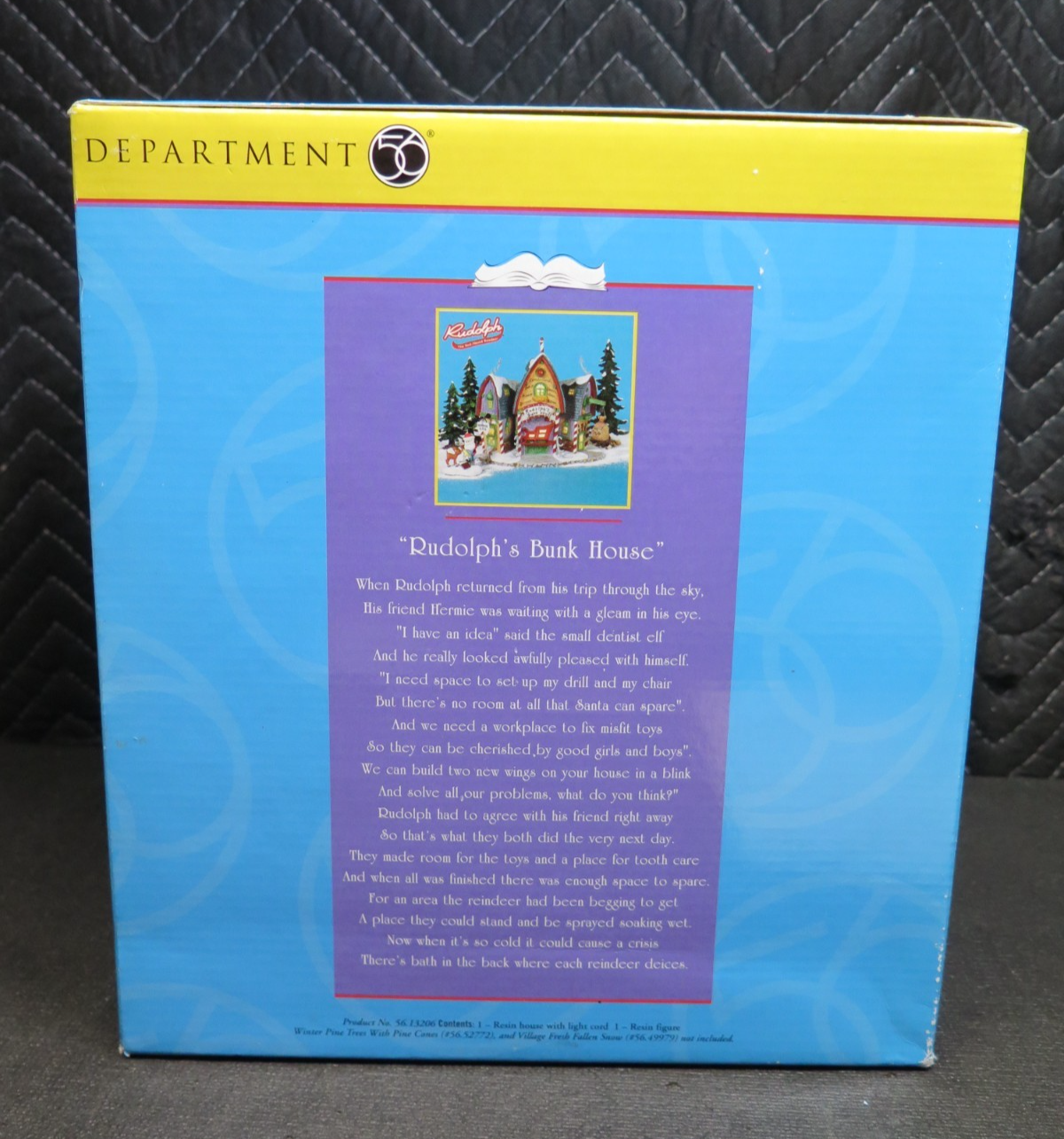 🍊 Vintage Dept 56 Storybook Village Collection Rudolph's Bunk House #13206