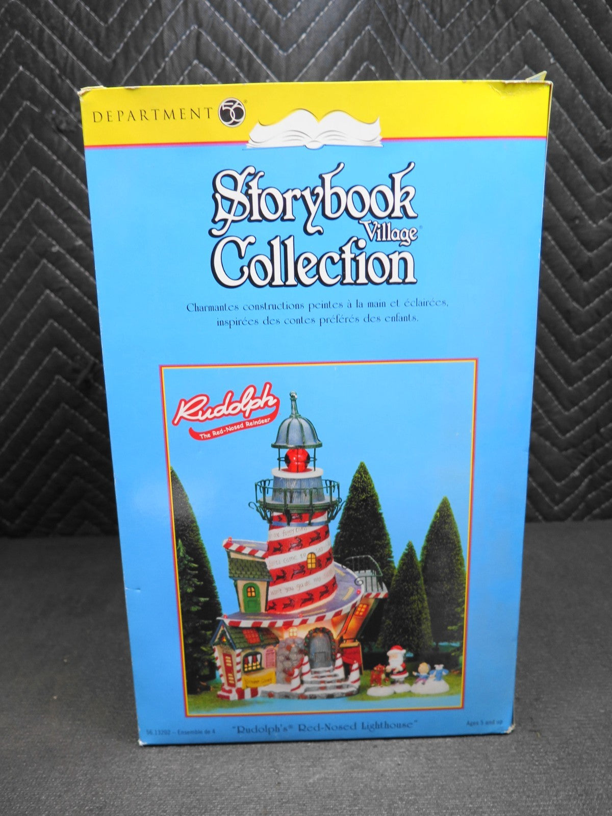 🍊 Vintage Department 56 Storybook Village Rudolphs Red Nosed Lighthouse
