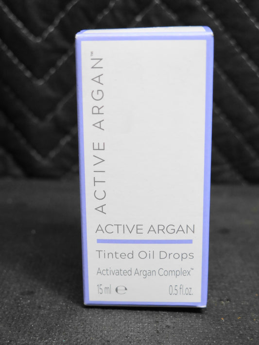 Active Argan TINTED OIL DROPS - 0.5oz NEW IN BOX - Free Shipping