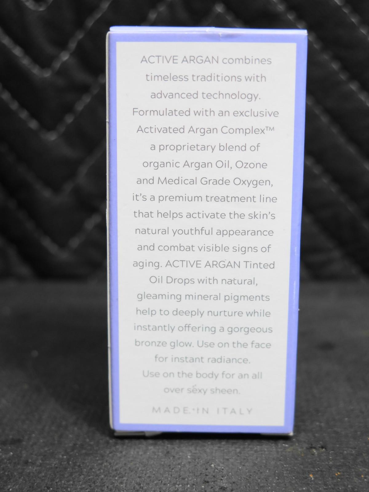Active Argan TINTED OIL DROPS - 0.5oz NEW IN BOX - Free Shipping