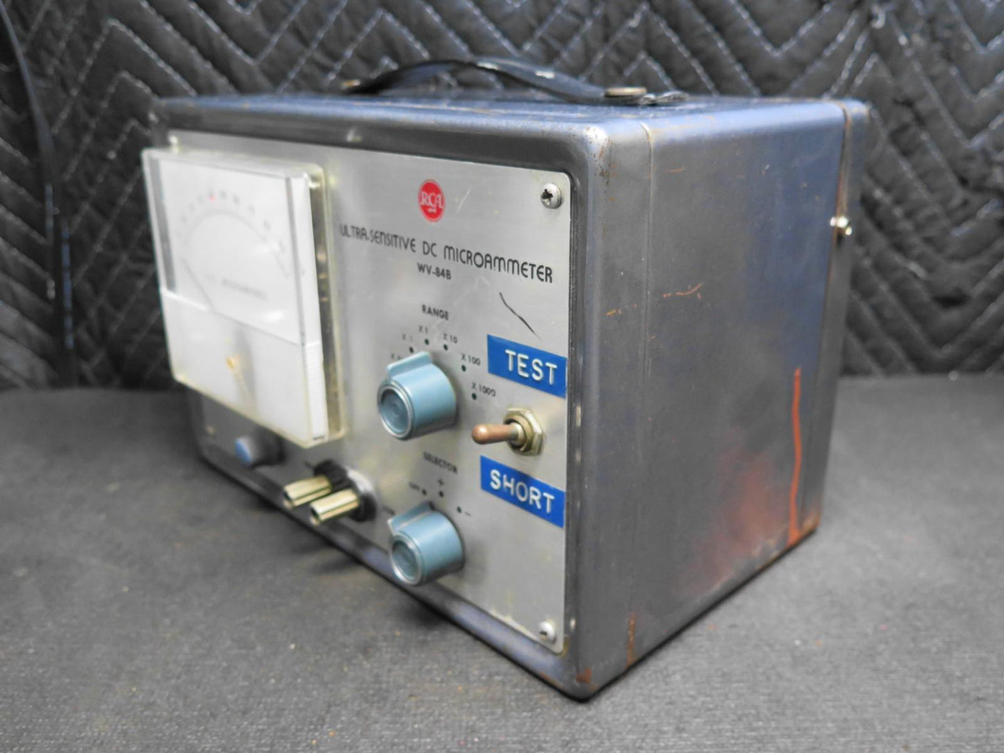 RCA WV-84B Ultra-Sensitive DC Tube Microammeter Microamperes
