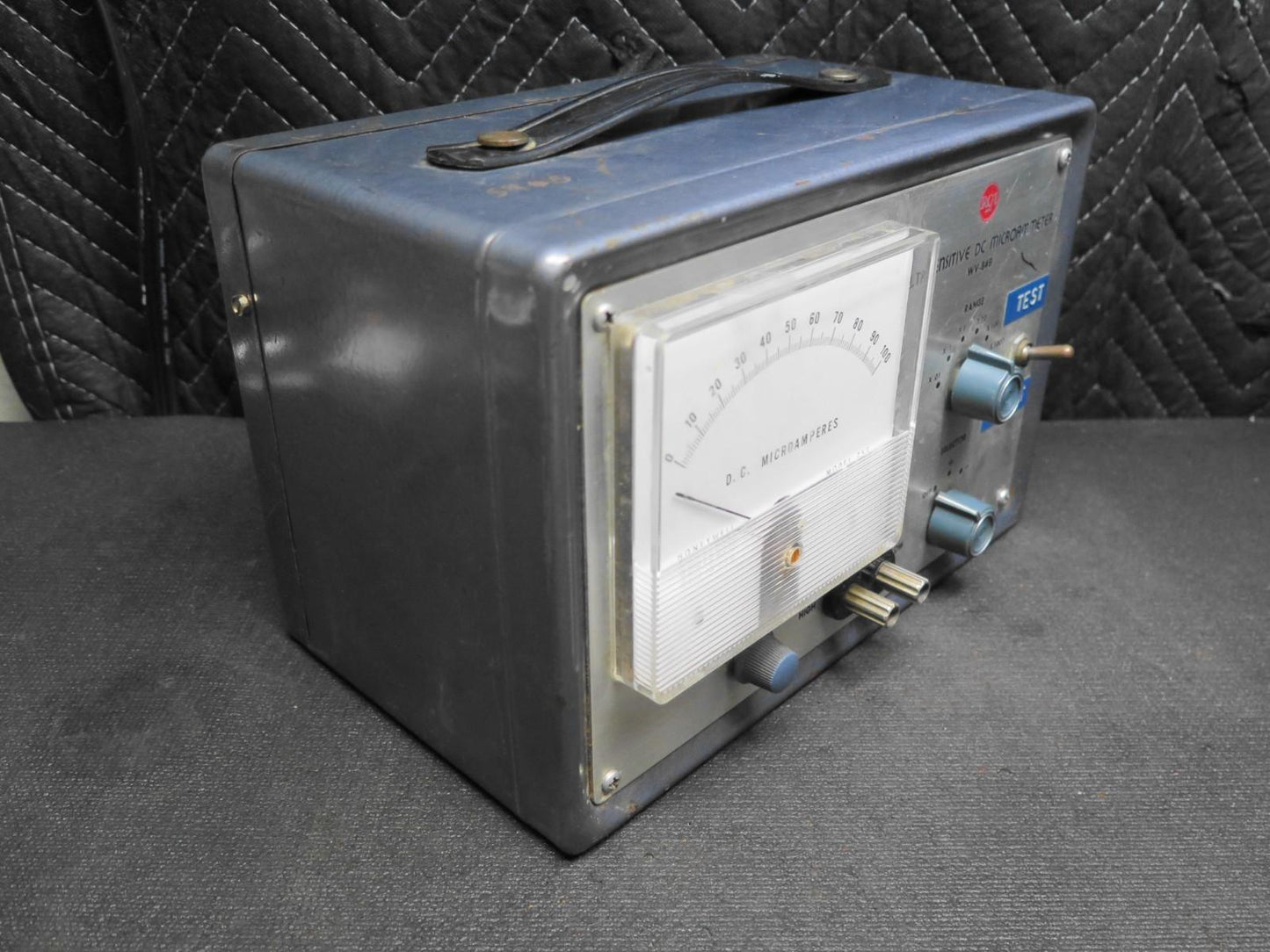 RCA WV-84B Ultra-Sensitive DC Tube Microammeter Microamperes
