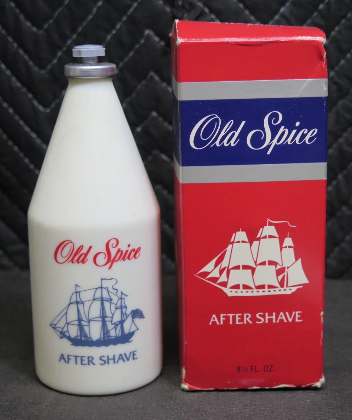 NOS 1988 Shulton Old Spice After Shave Lotion 8.5 oz Glass Bottle w/Star Cap VTG