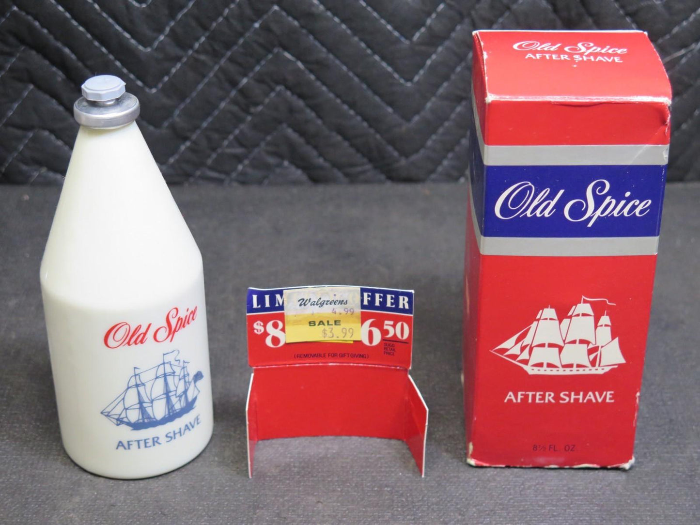 NOS 1988 Shulton Old Spice After Shave Lotion 8.5 oz Glass Bottle w/Star Cap VTG