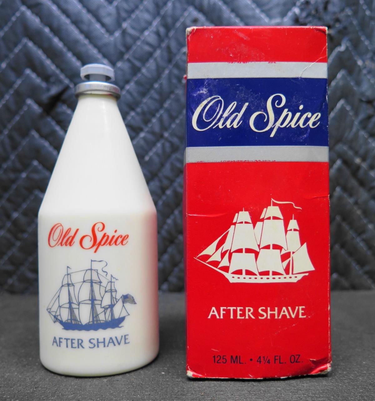 Vintage Shulton Old Spice After Shave 4 1/4 oz Star Cap W/ Box 1988 NOS