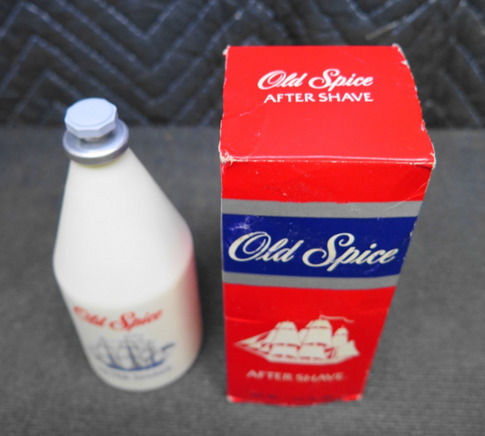 Vintage Shulton Old Spice After Shave 4 1/4 oz Star Cap W/ Box 1988 NOS