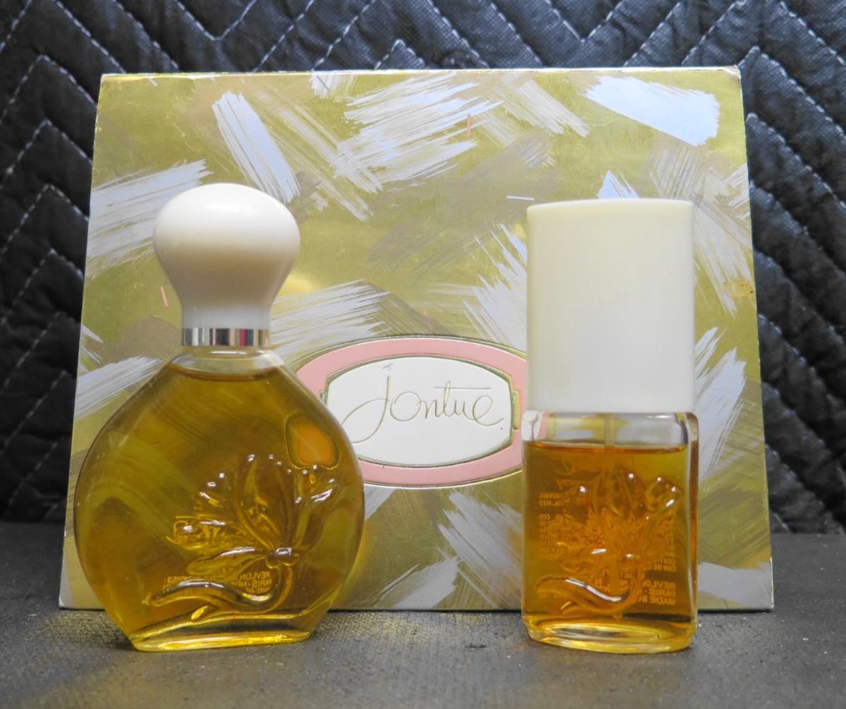 Set of Vintage Charms of Jontue Cologne 1.5 oz & Cologne 0.7 oz Spray