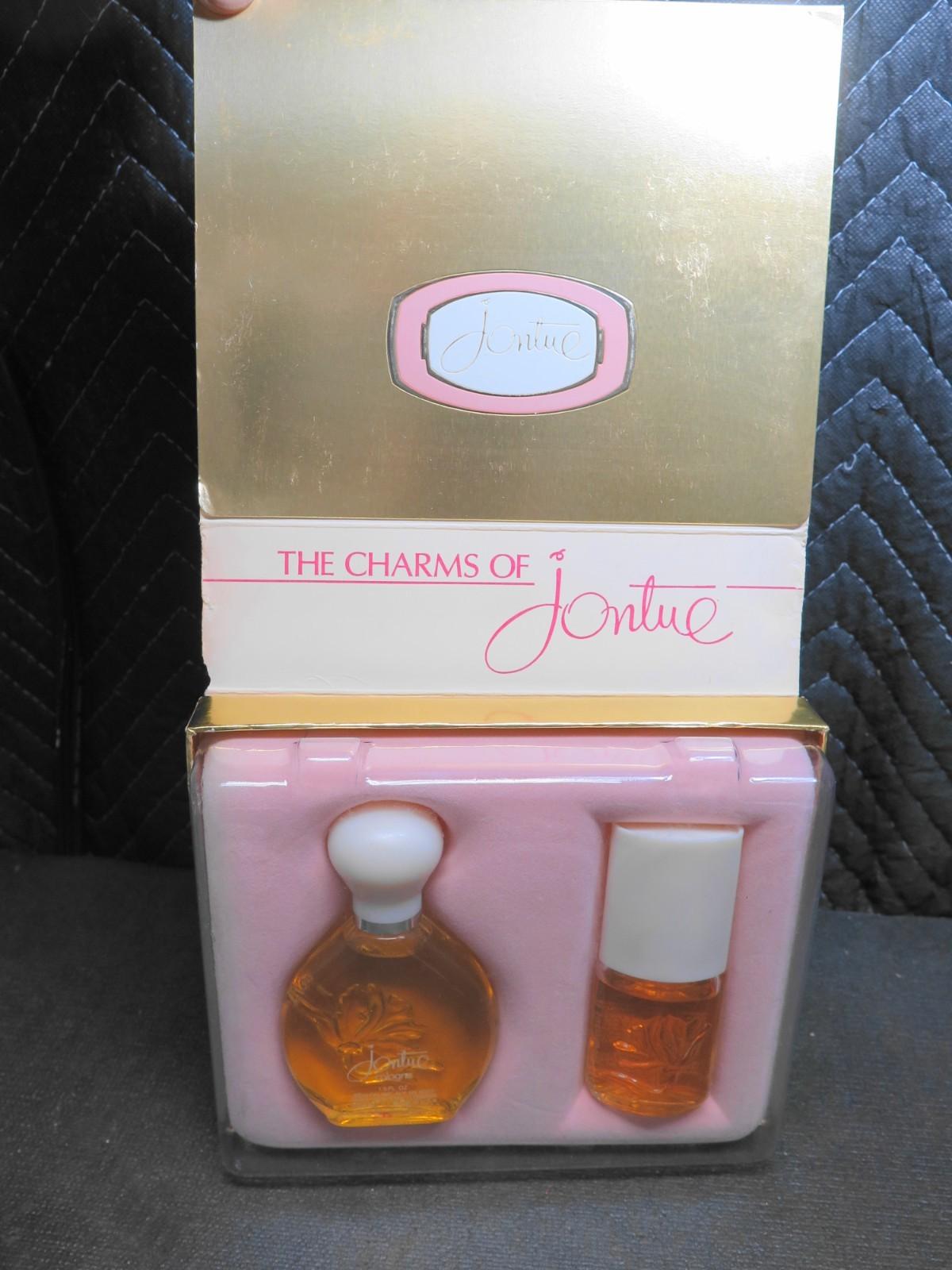 Set of Vintage Charms of Jontue Cologne 1.5 oz & Cologne 0.7 oz Spray