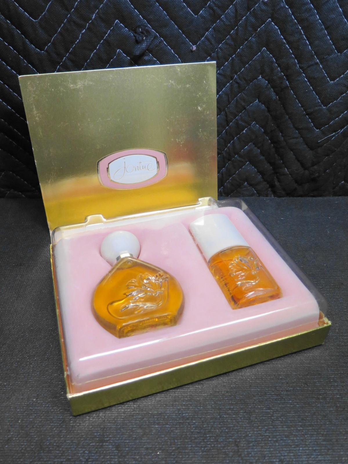 Set of Vintage Charms of Jontue Cologne 1.5 oz & Cologne 0.7 oz Spray