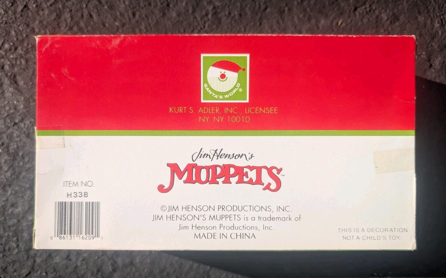 New Jim Henson's MUPPETS Tree Trim Christmas Ornaments Kurt Adler Kermit Piggy