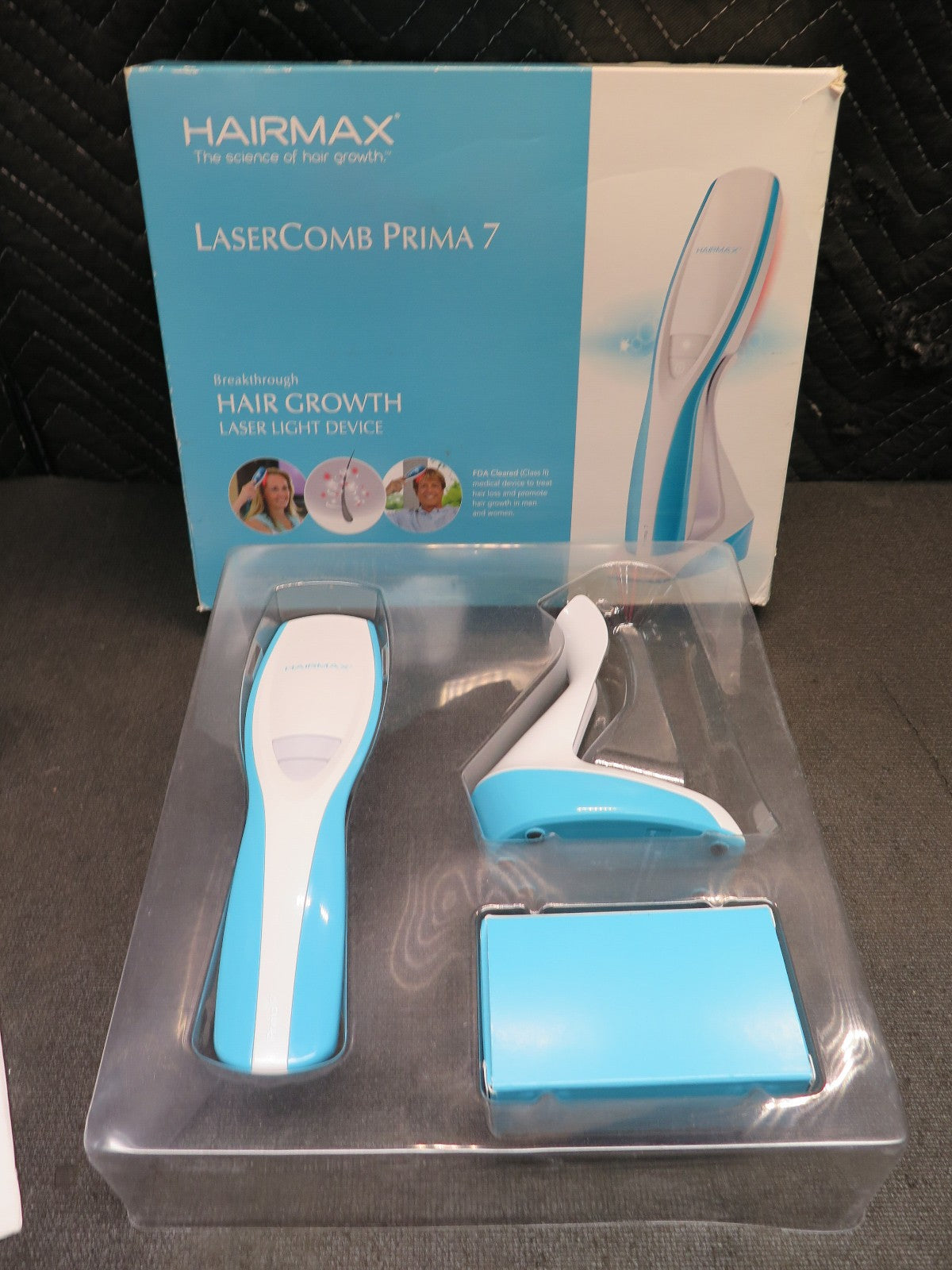 HAIRMAX Laser Light for Hairgrowth Hair Loss Treatment LaserComb Prima 7