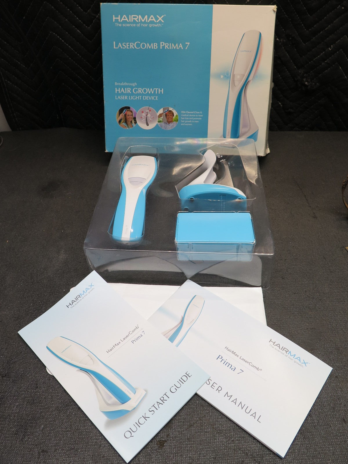 HAIRMAX Laser Light for Hairgrowth Hair Loss Treatment LaserComb Prima 7