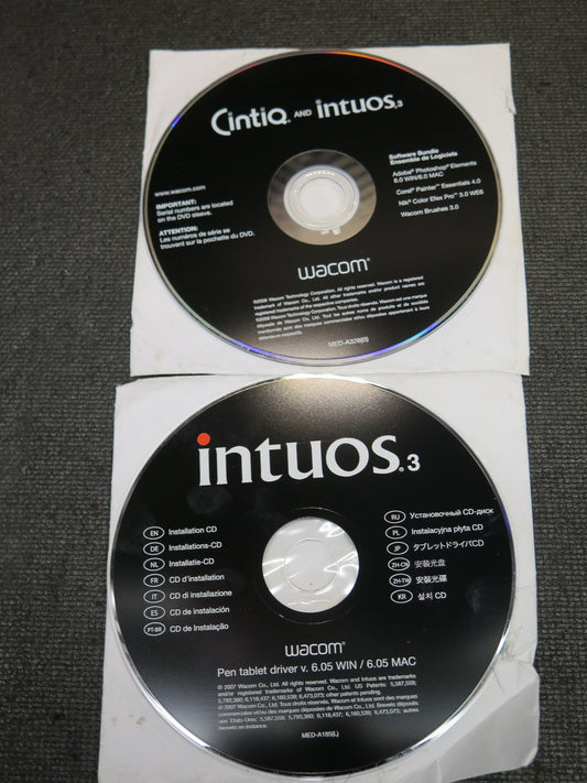 WACOM Cintiq Intuos 3 Utility Software & Driver Discs