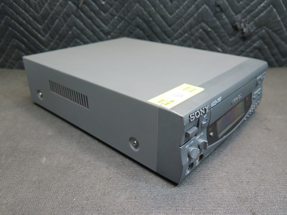 Sony VCD-757 Video CD Player w/ Dual Mic Input