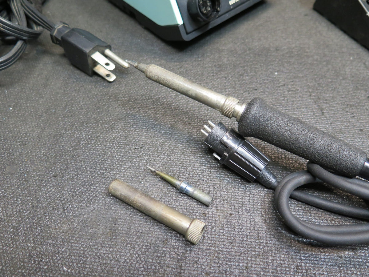 Weller WES50 Soldering Station Power Unit w/ Extra Tip & Wand Holder