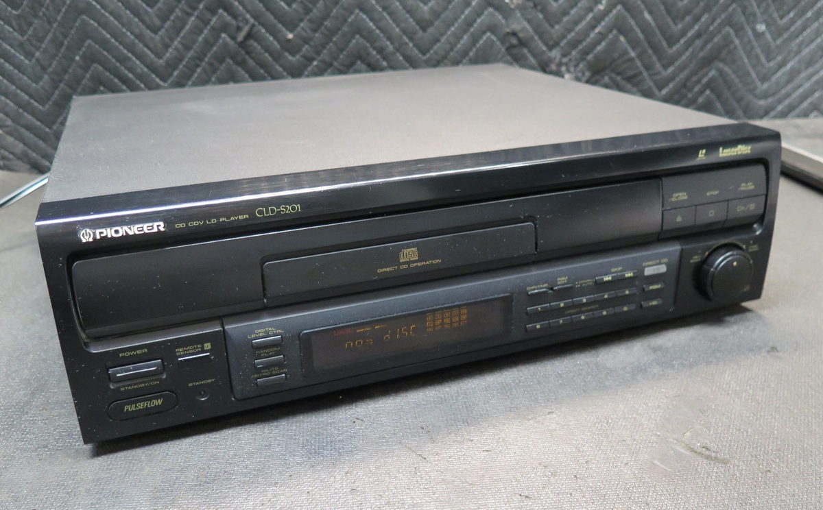 Pioneer Laser Disc Player CLD-S201 w/ RCA Cables - *SERVICED* - No Remote -