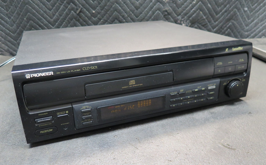Pioneer Laser Disc Player CLD-S201 w/ RCA Cables - *SERVICED* - No Remote -