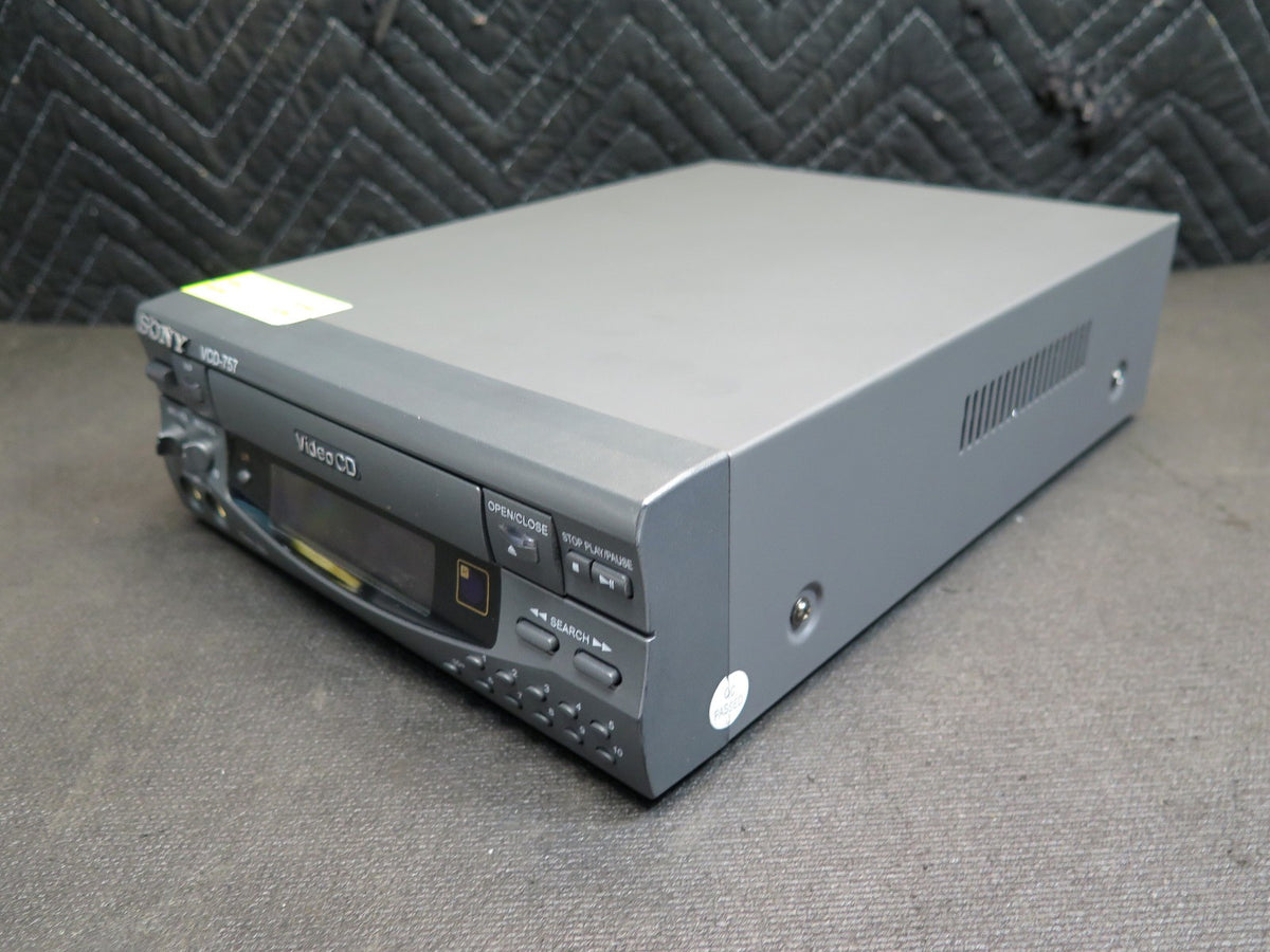 Sony VCD-757 Video CD Player w/ Dual Mic Input
