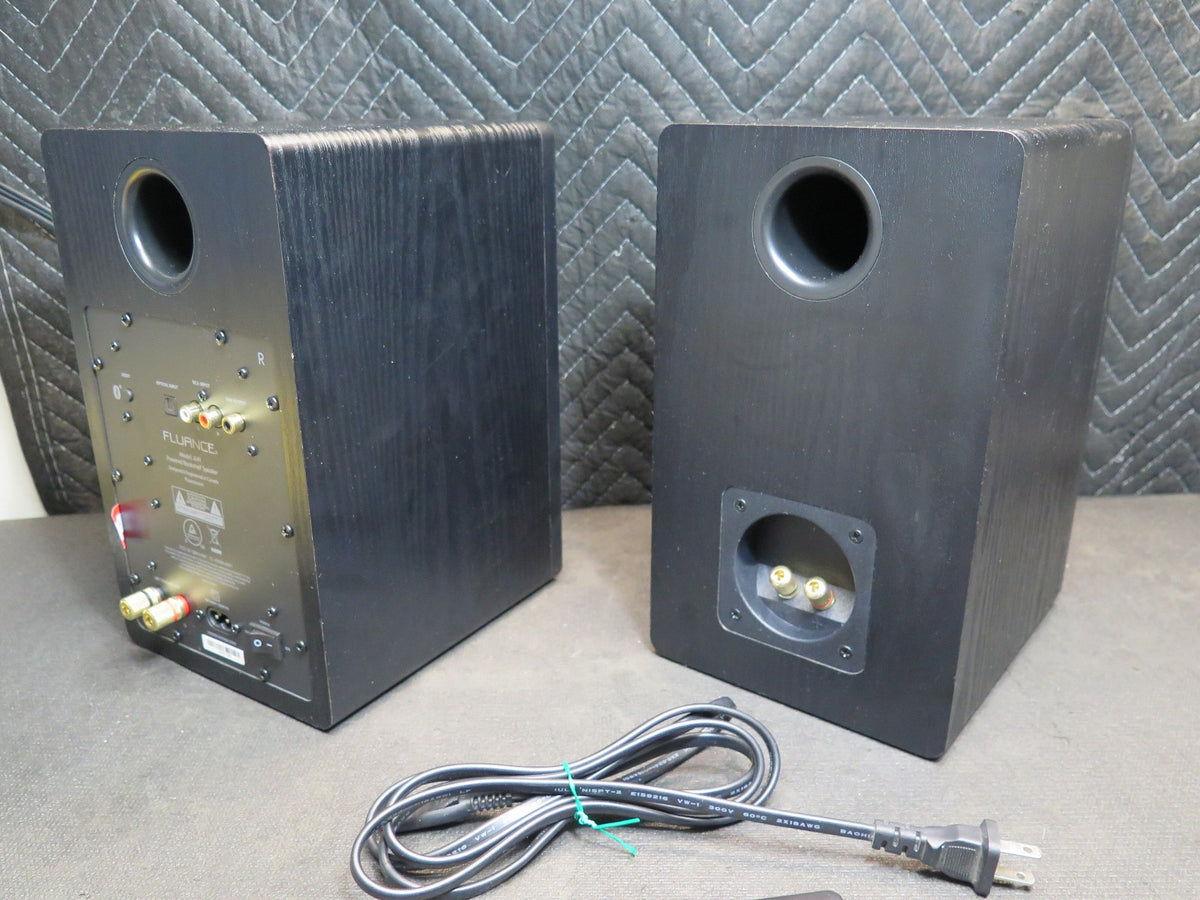 Fluance Ai 41 Powered Stereo Bookshelf Speaker w/ Remote - Bluetooth & RCA Input