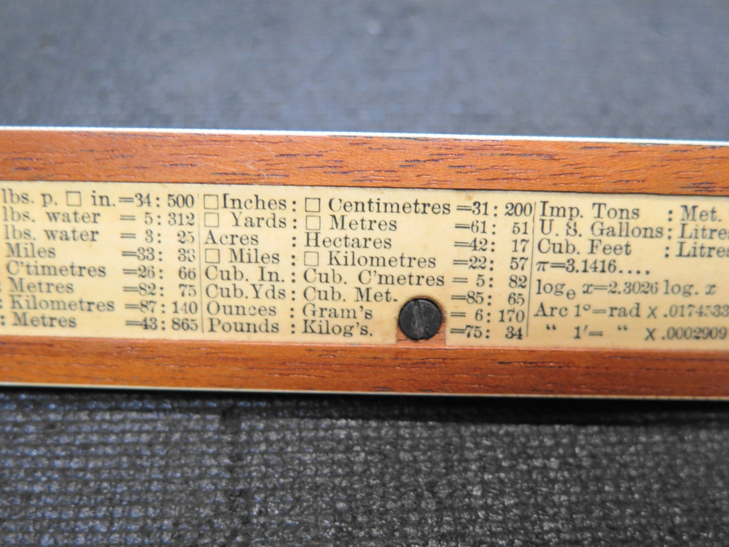 Antique Keuffel + Esser- Mannheim SLIDE RULE in Original Box Patent June 5.1900