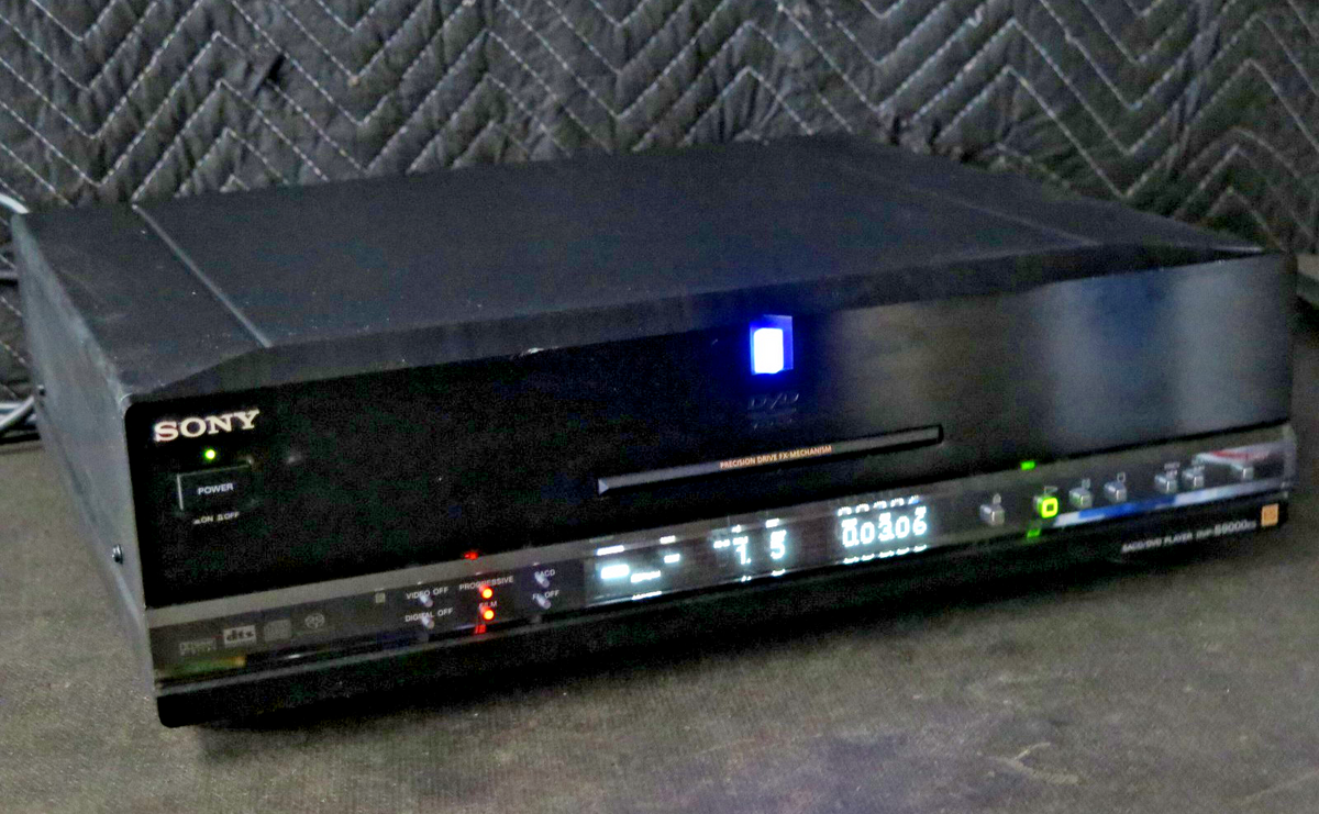 Sony DVP-S9000ES ES SACD CD DVD Player w/ Remote Copper Chassis - Bench Tested