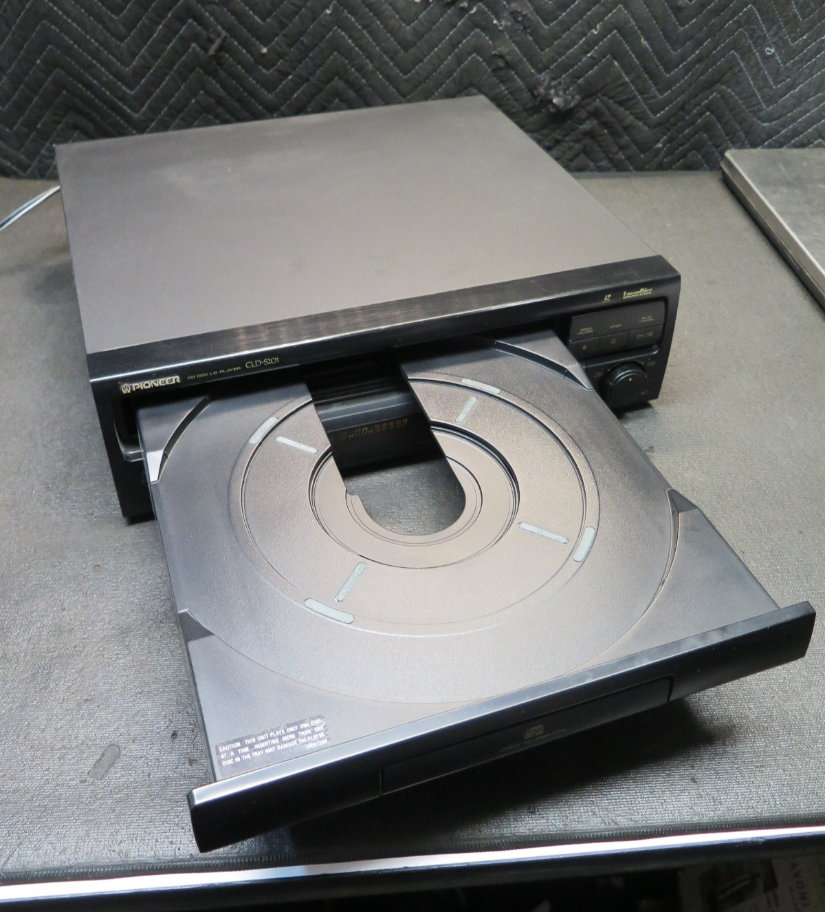 Pioneer Laser Disc Player CLD-S201 w/ RCA Cables - *SERVICED* - No Remote -