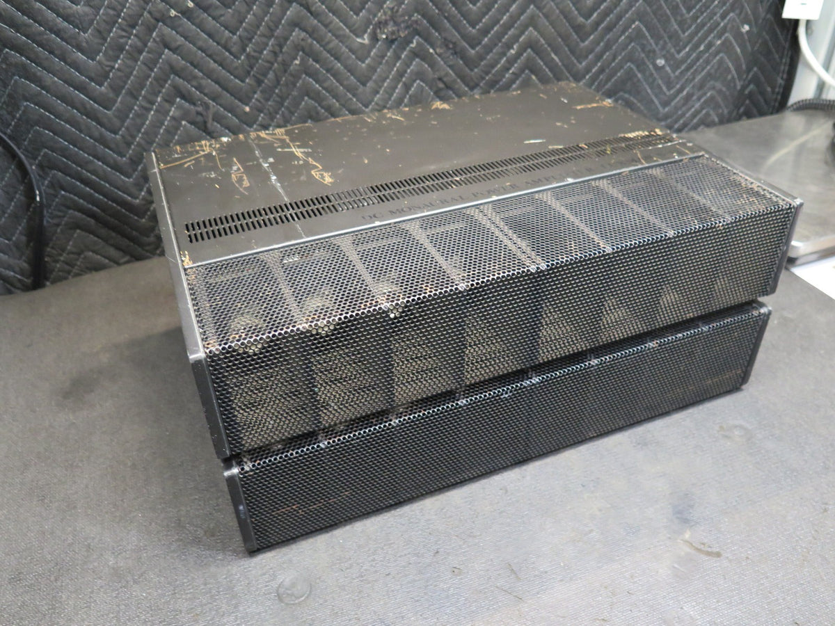 PAIR of Luxman B-12 Monaural  150w Power Amplifier - *SERVICED* (300w Total)
