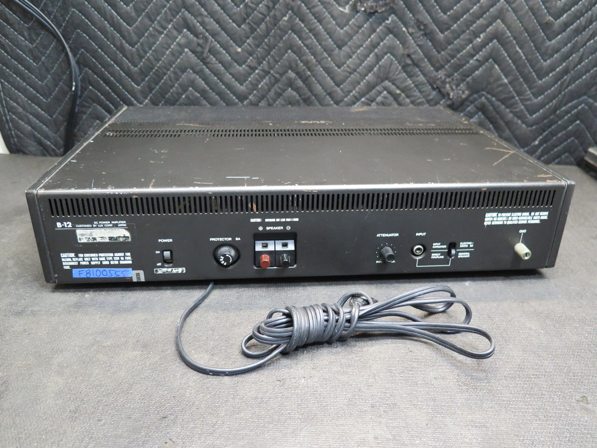PAIR of Luxman B-12 Monaural  150w Power Amplifier - *SERVICED* (300w Total)