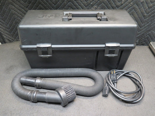 3M Electronics Service Vacuum Model #497 w/ Power Cord, Hose & Brush Attachment