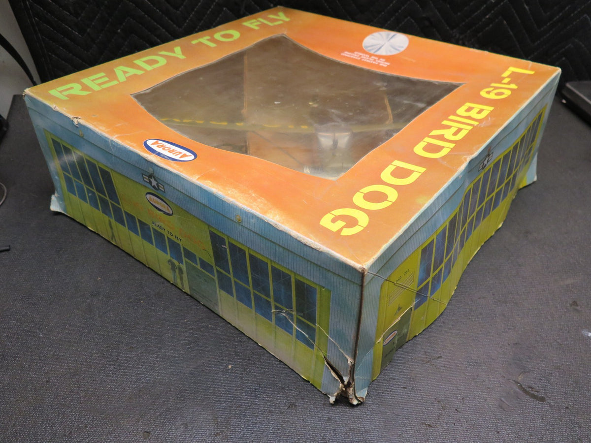 Vintage Aurora L-19 Bird Dog Control Line Airplane with Box