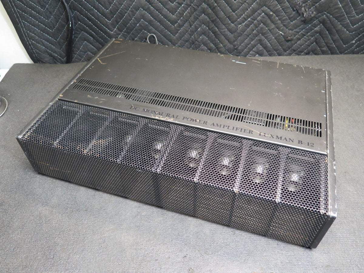 PAIR of Luxman B-12 Monaural  150w Power Amplifier - *SERVICED* (300w Total)