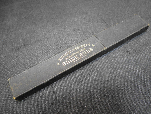 Antique Keuffel + Esser- Mannheim SLIDE RULE in Original Box Patent June 5.1900