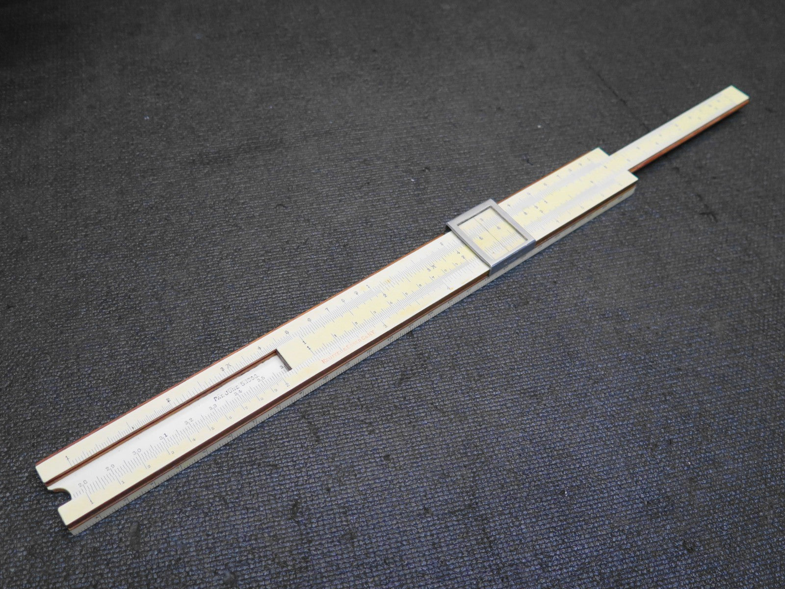 Antique Keuffel + Esser- Mannheim SLIDE RULE in Original Box Patent June 5.1900