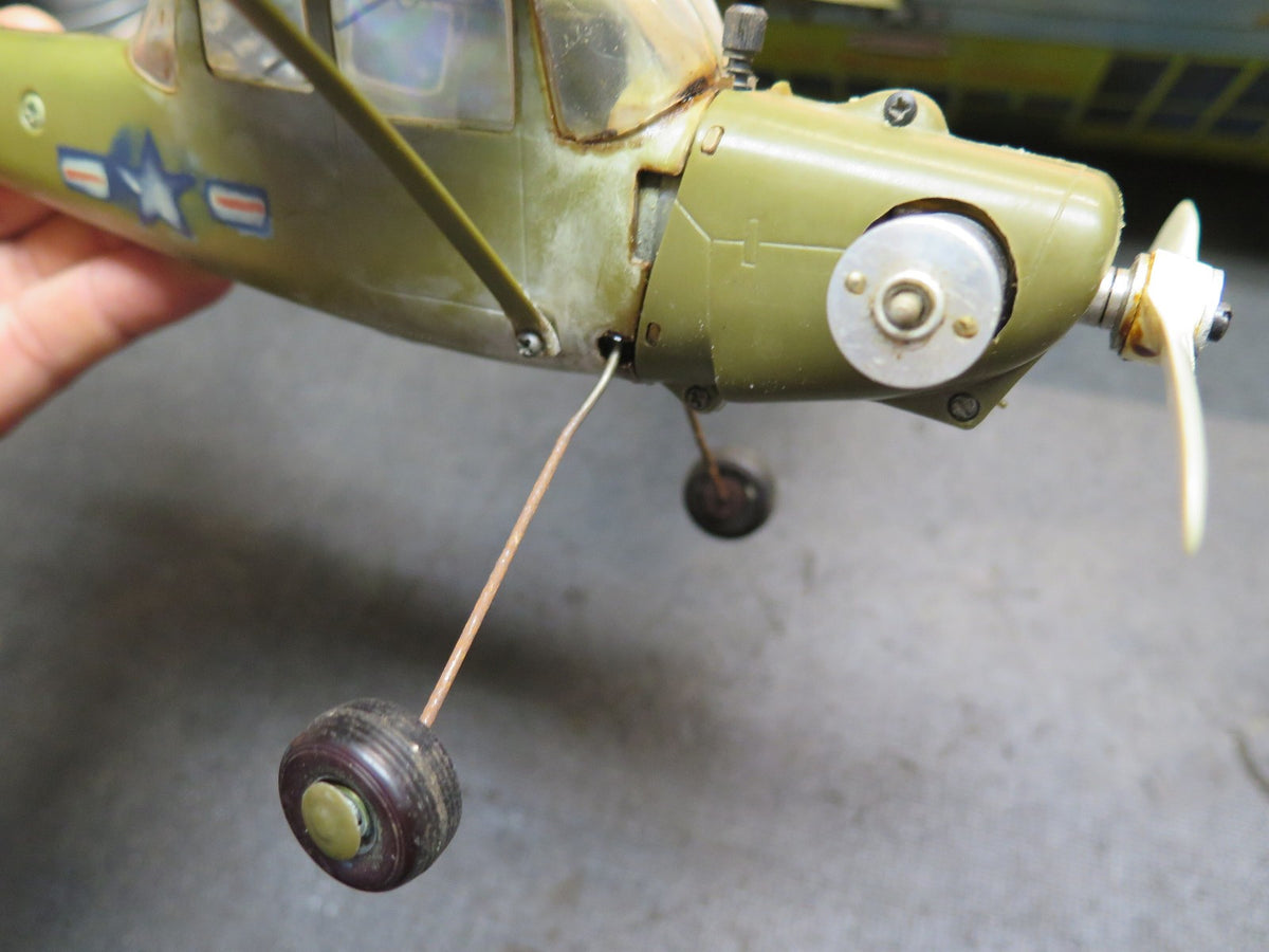 Vintage Aurora L-19 Bird Dog Control Line Airplane with Box