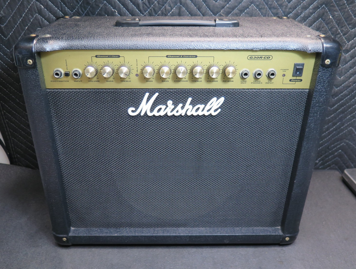 Marshall G30RCD 30W 1x10 Guitar Amp Combo 2-Channel Solid State w/Reverb, Manual
