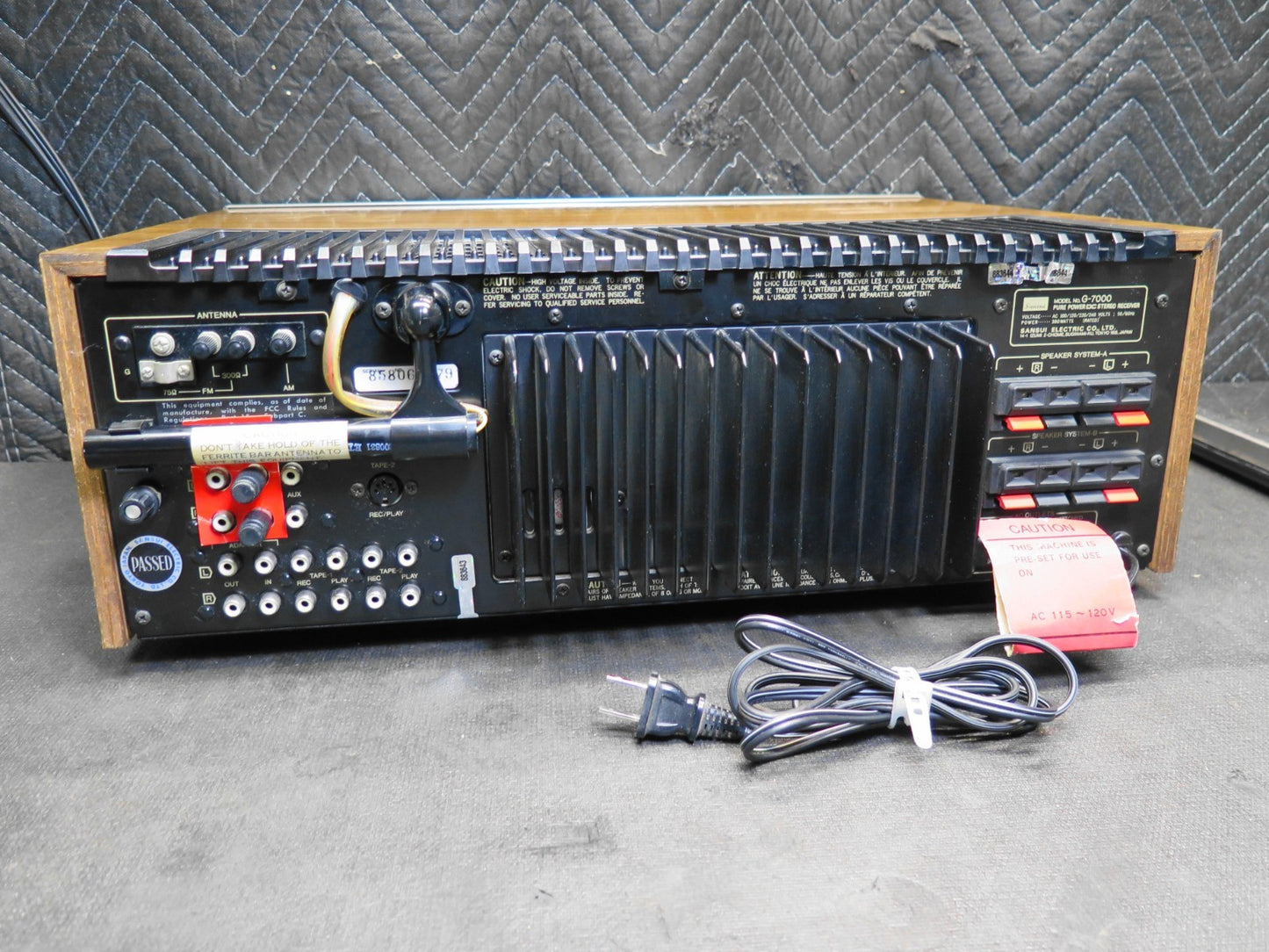 Sansui G-7000 Stereo RECEIVER Pure Power - *SERVICED*
