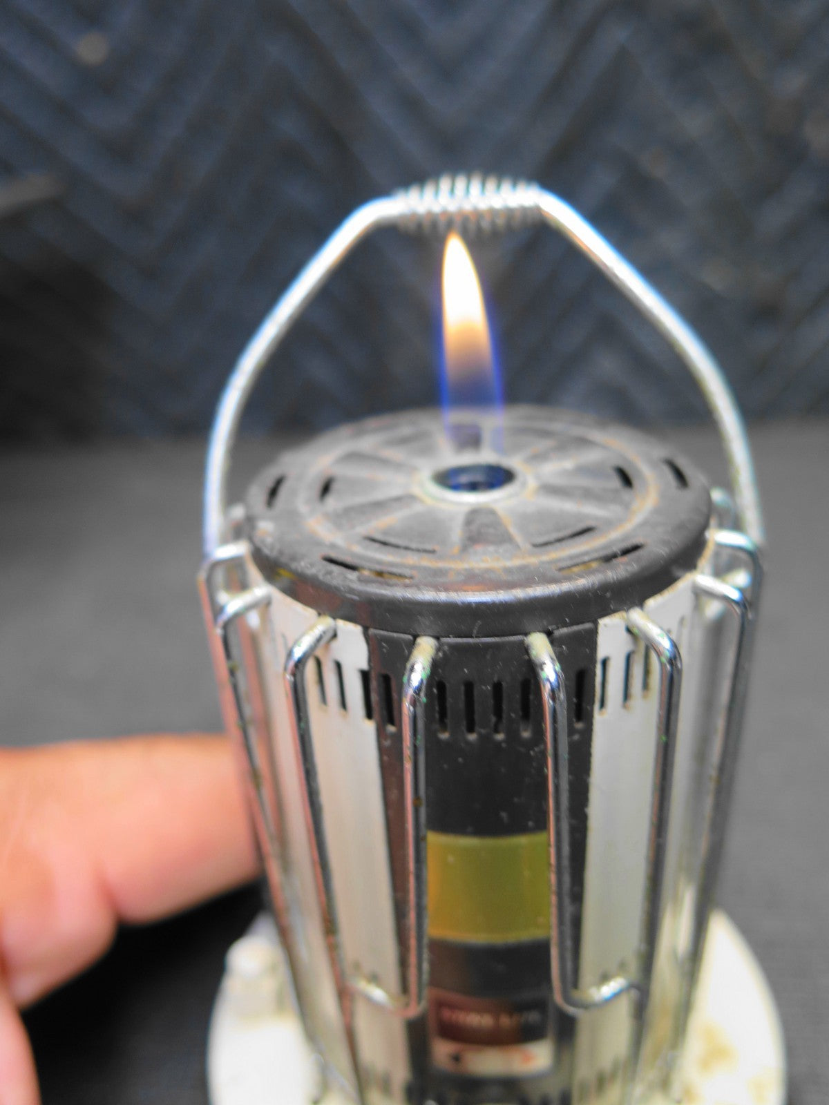 Kero-Sun Butane Lighter Cigar Cigarette Mini Heater VTG Camping Advertising