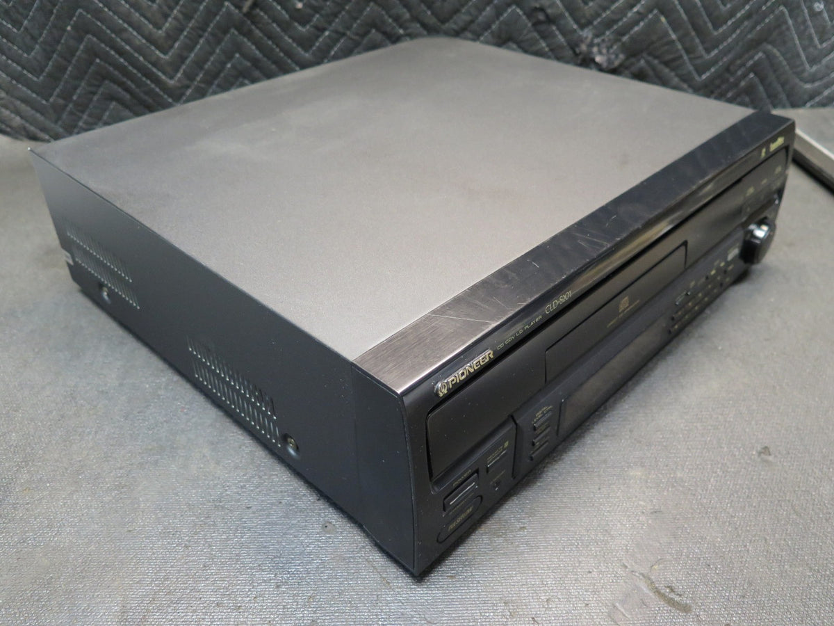 Pioneer Laser Disc Player CLD-S201 w/ RCA Cables - *SERVICED* - No Remote -