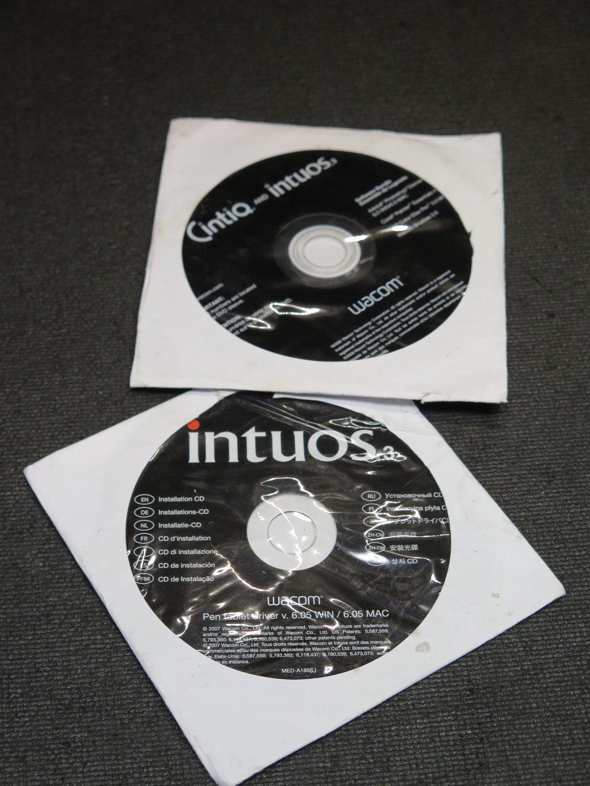 WACOM Cintiq Intuos 3 Utility Software & Driver Discs