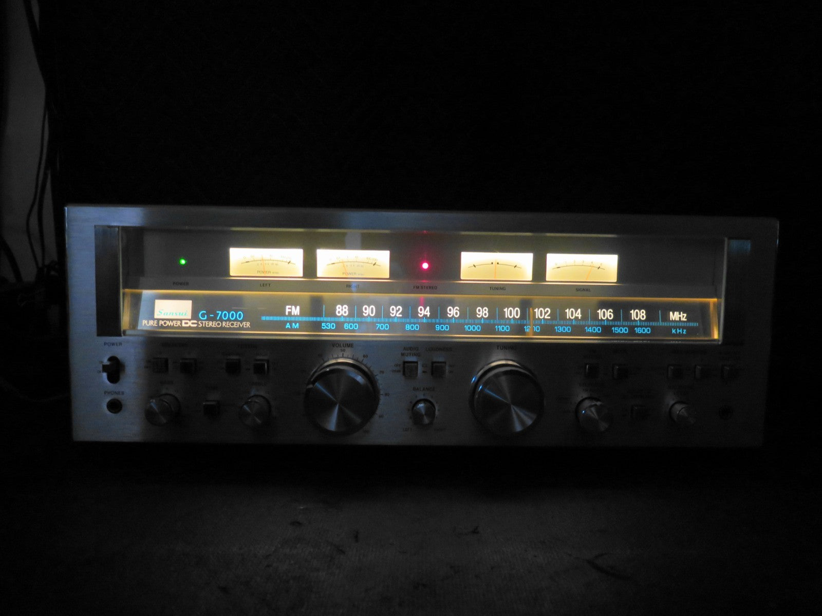 Sansui G-7000 Stereo RECEIVER Pure Power - *SERVICED*