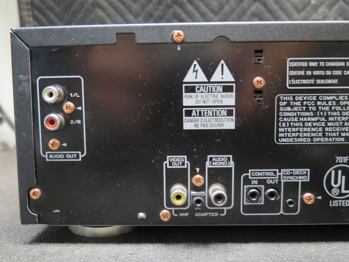 Pioneer Laser Disc Player CLD-S201 w/ RCA Cables - *SERVICED* - No Remote -