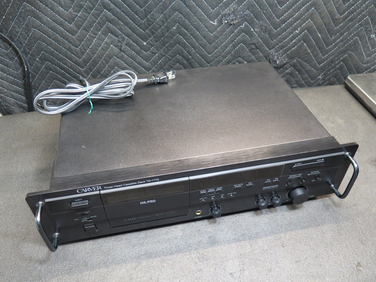 Carver TD-1770 Cassette Deck - *SERVICED* - Made in Japan