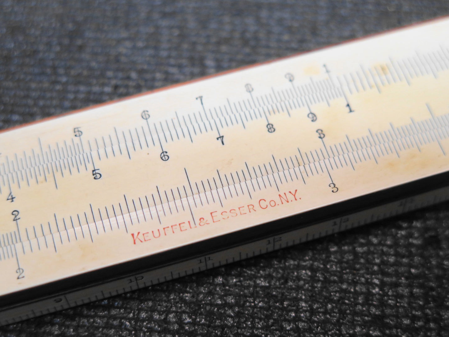 Antique Keuffel + Esser- Mannheim SLIDE RULE in Original Box Patent June 5.1900