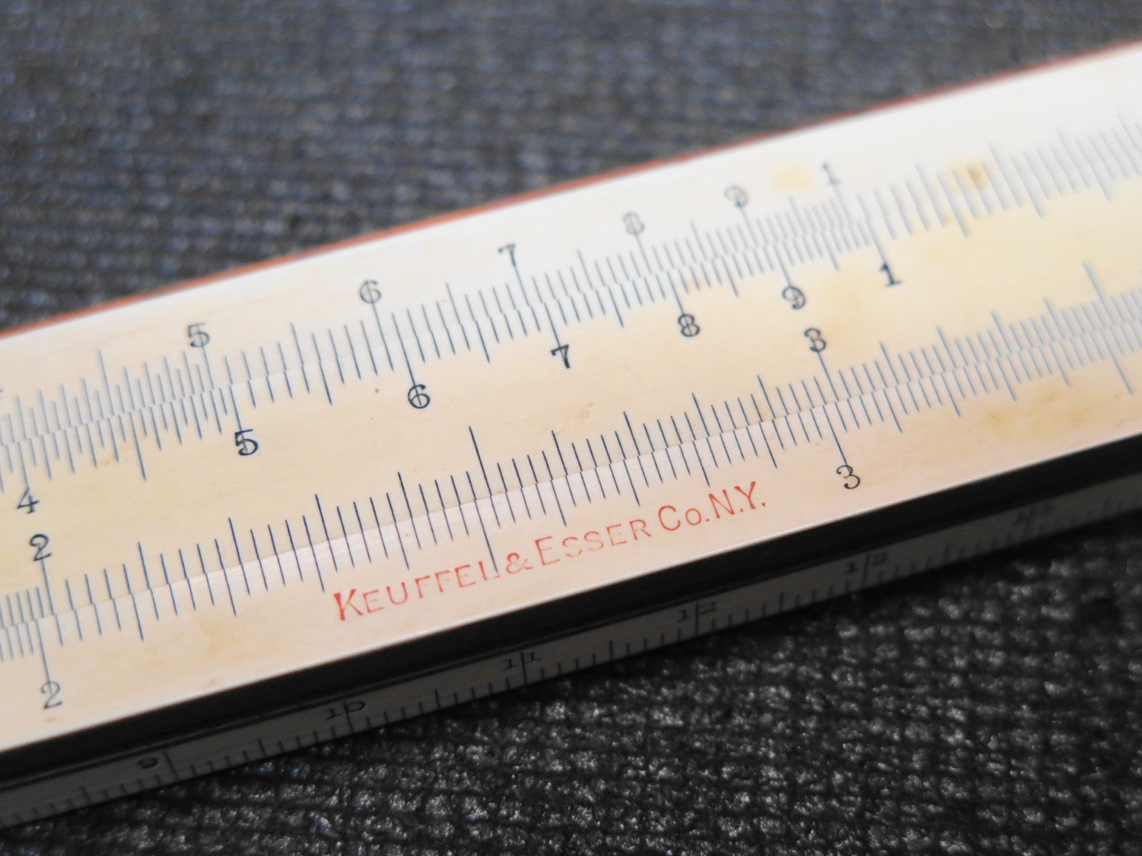 Antique Keuffel + Esser- Mannheim SLIDE RULE in Original Box Patent June 5.1900